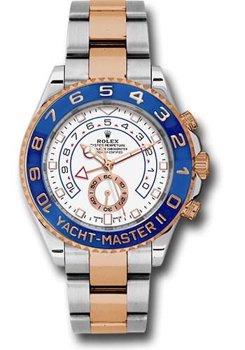 Rolex Steel Yacht-Master II 44 Watch - White Dial - 116681 - 2016