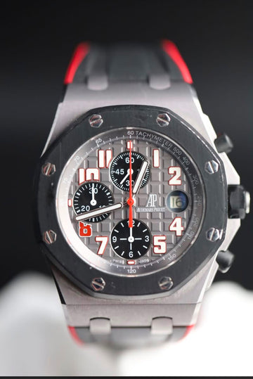 Audemars Piguet Royal Oak Offshore Automatic Steel Rubber Strap Watch - 26470SO.OO.A002CA.01 - 2006