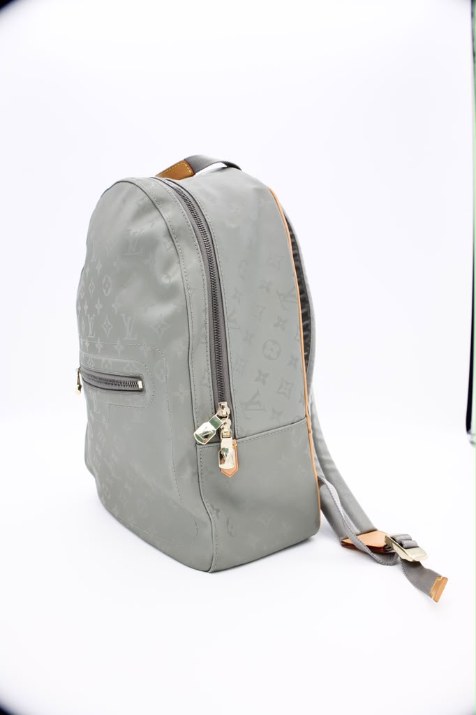 Louis Vuitton Backpack Limited Edition Titanium Monogram Canvas PM Backpack in grey canvas - Pre- Owned