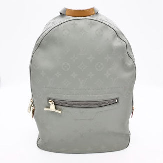 Louis Vuitton Backpack Limited Edition Titanium Monogram Canvas PM Backpack in grey canvas - Pre- Owned