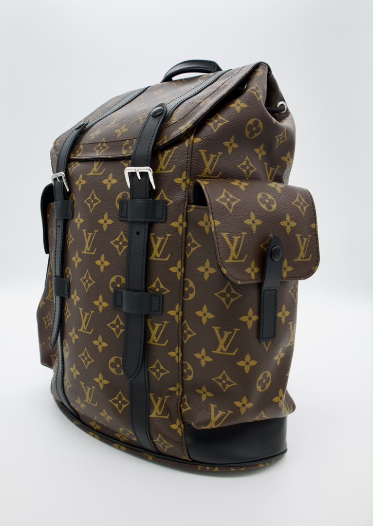 Louis Vuitton MM Monogram Macassar Christopher backpack Pre-Owned Bag