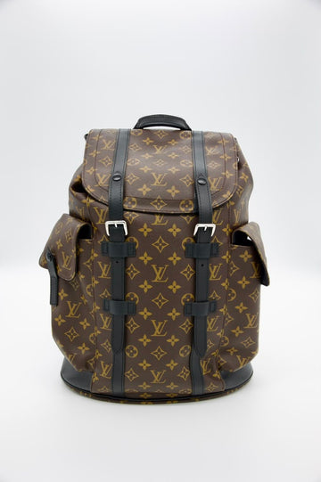 Louis Vuitton MM Monogram Macassar Christopher backpack Pre-Owned Bag