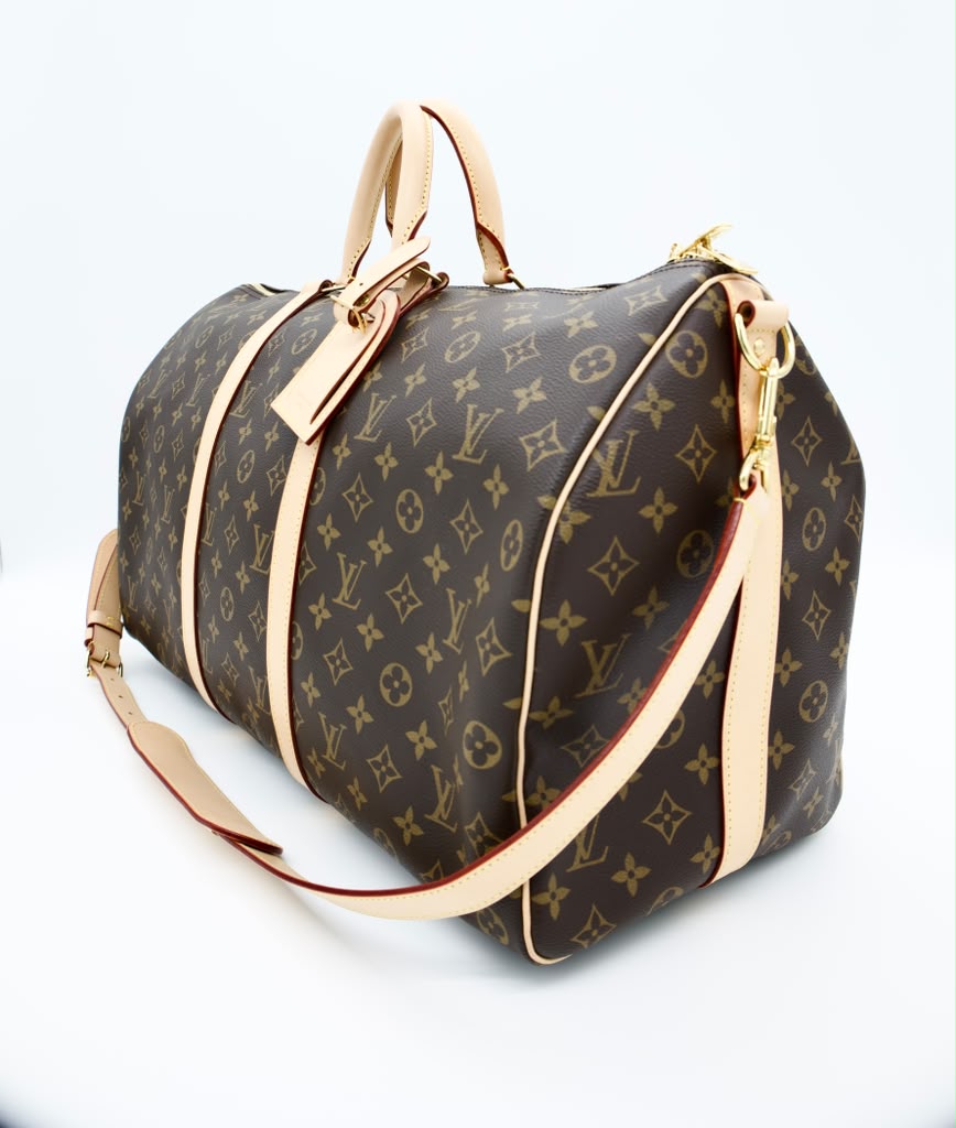 Louis Vuitton Monogram Keepall Bandouliere 55 dust bag